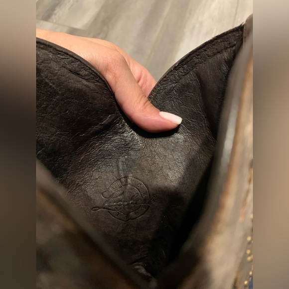 Lucchese Boots Women's Size 10 C Brown and tan Leather - Picture 11 of 14